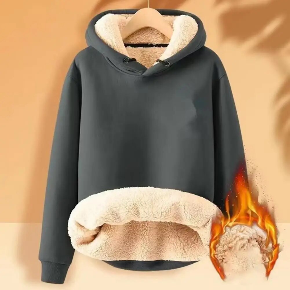 Arnora-Sherpa-Fleecejacke mit Kapuze