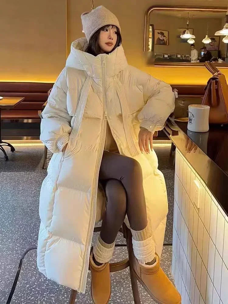 Coara-Langer Wintermantel Damen