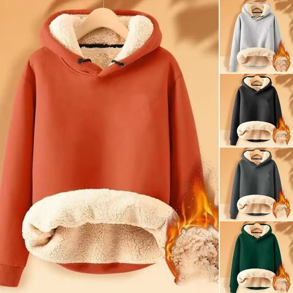 Arnora-Sherpa-Fleecejacke mit Kapuze