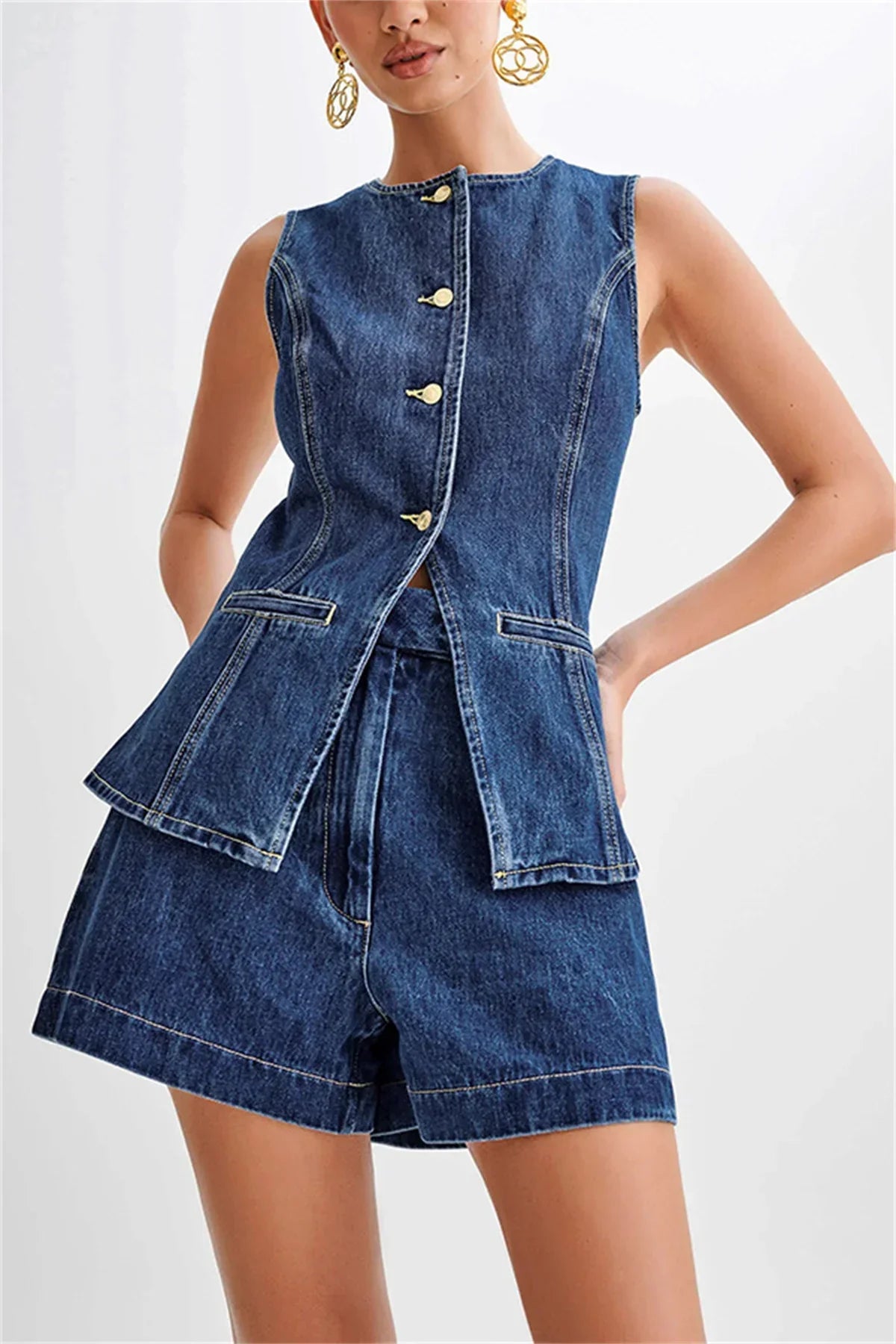 Britta - Lässiges Denim-Set