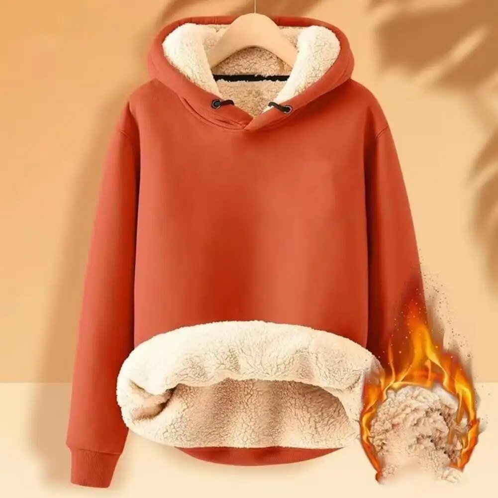 Arnora-Sherpa-Fleecejacke mit Kapuze