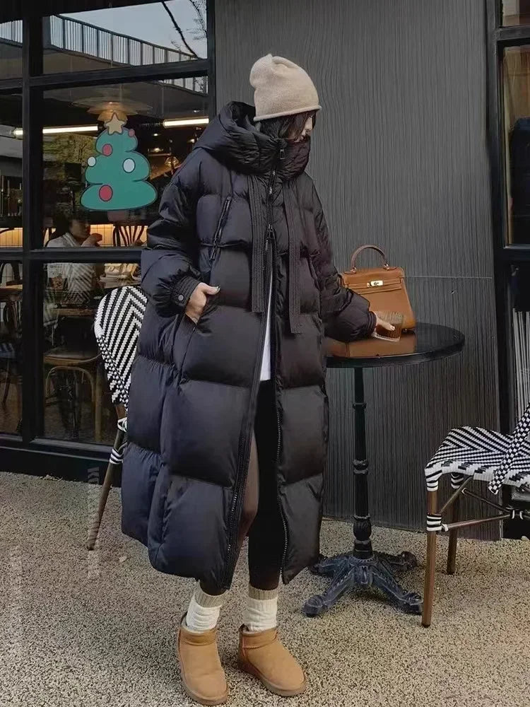 Coara-Langer Wintermantel Damen