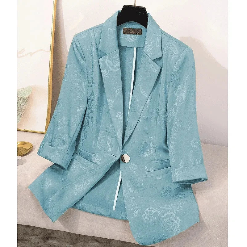 Ryann– Damenjacke mit Dreiviertelärmel und stilvollem Design