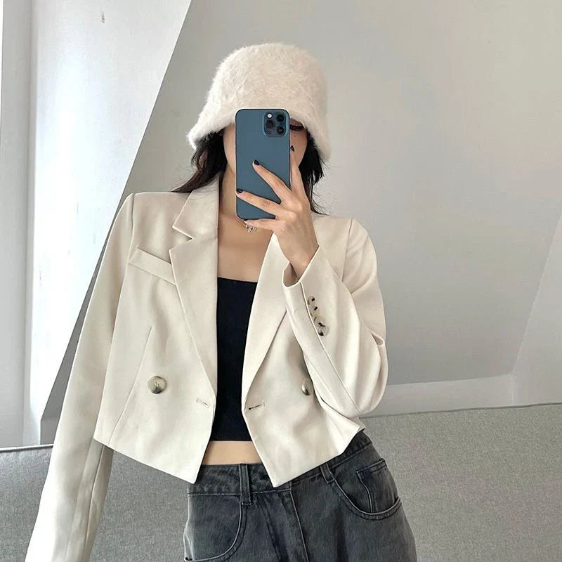 Belle– Vintage Damen-Crop-Jacke