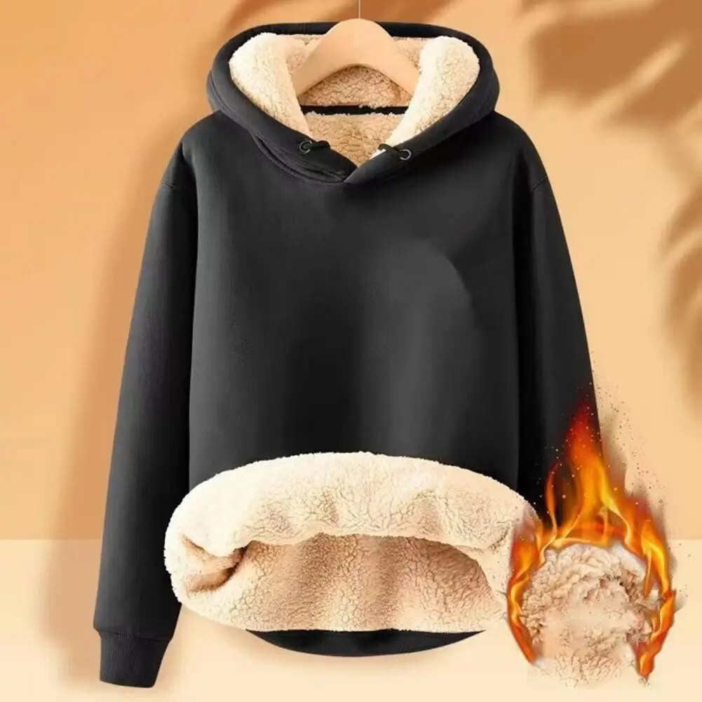 Arnora-Sherpa-Fleecejacke mit Kapuze