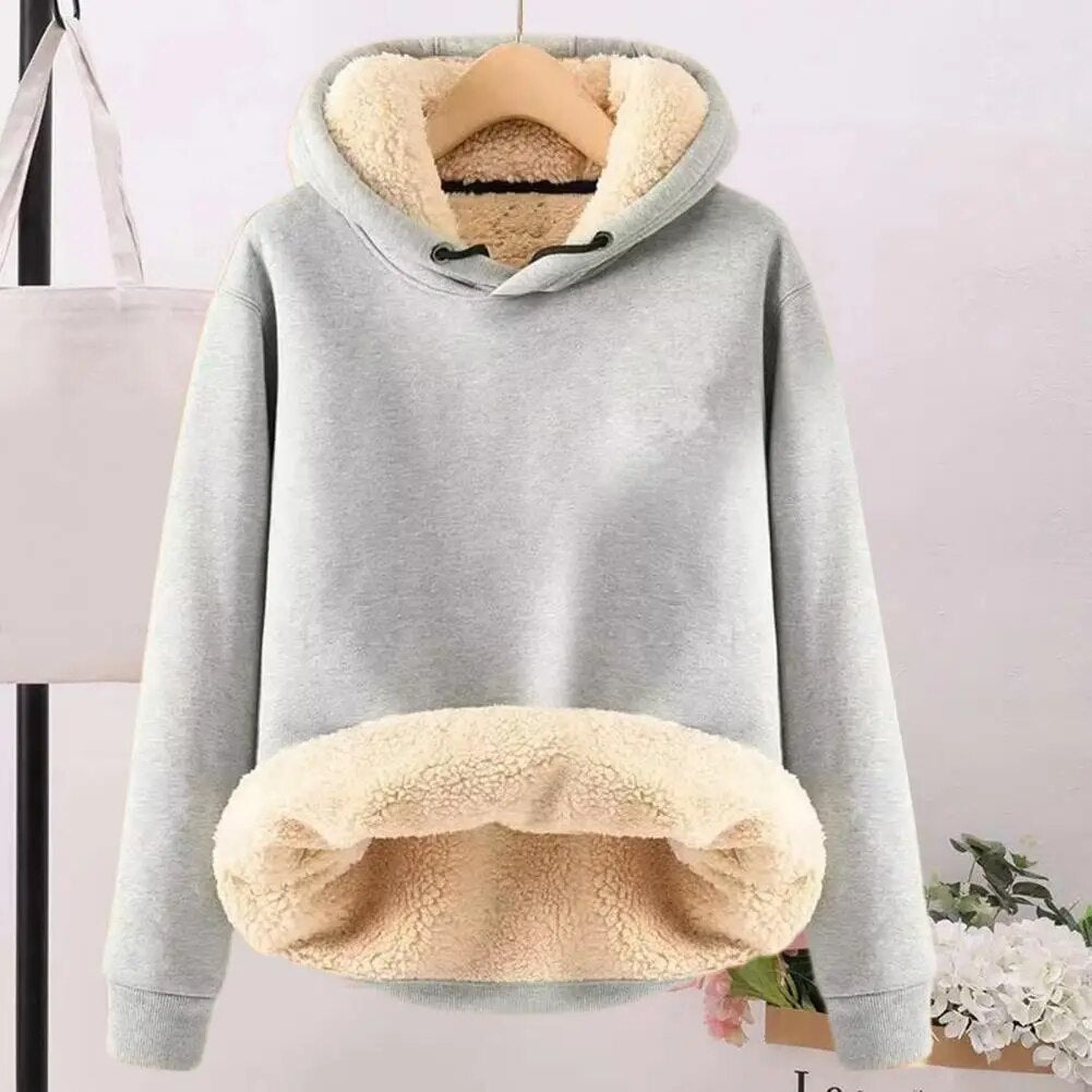 Arnora-Sherpa-Fleecejacke mit Kapuze