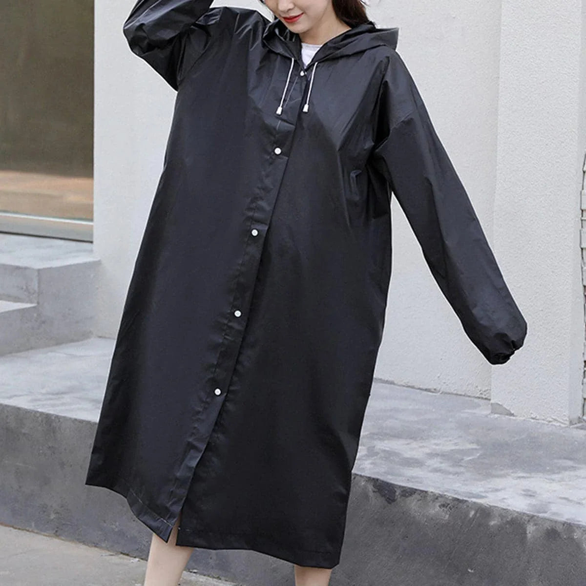 Bruno - Leichter Einteiliger Regenponcho für Damen und Herren