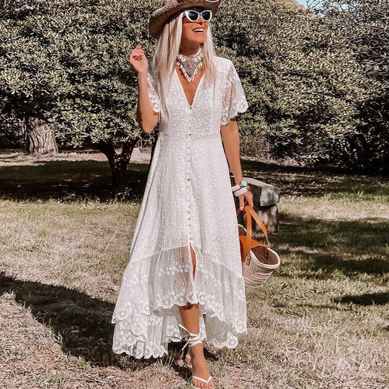 Boho Spitzenkleid für Damen