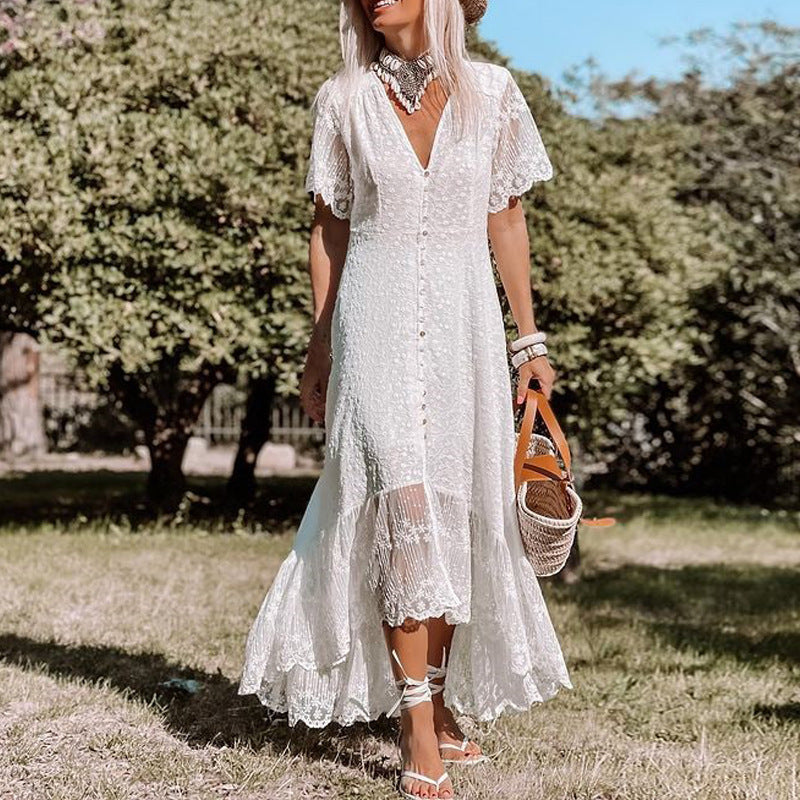 Boho Spitzenkleid für Damen