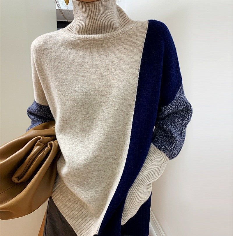 Eleganter Rollkragenpullover für Damen