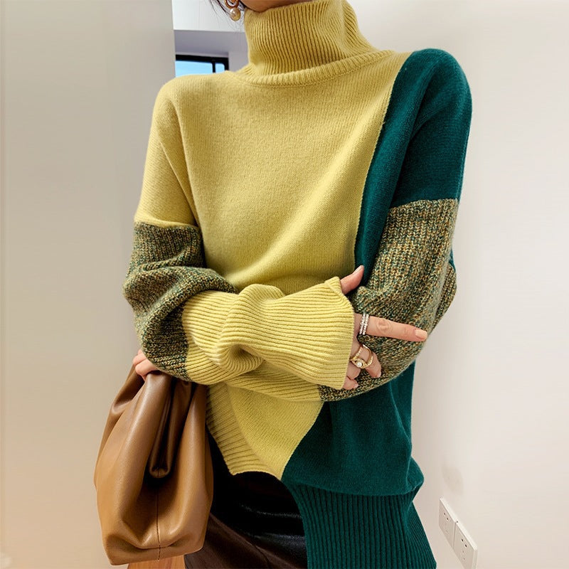 Eleganter Rollkragenpullover für Damen