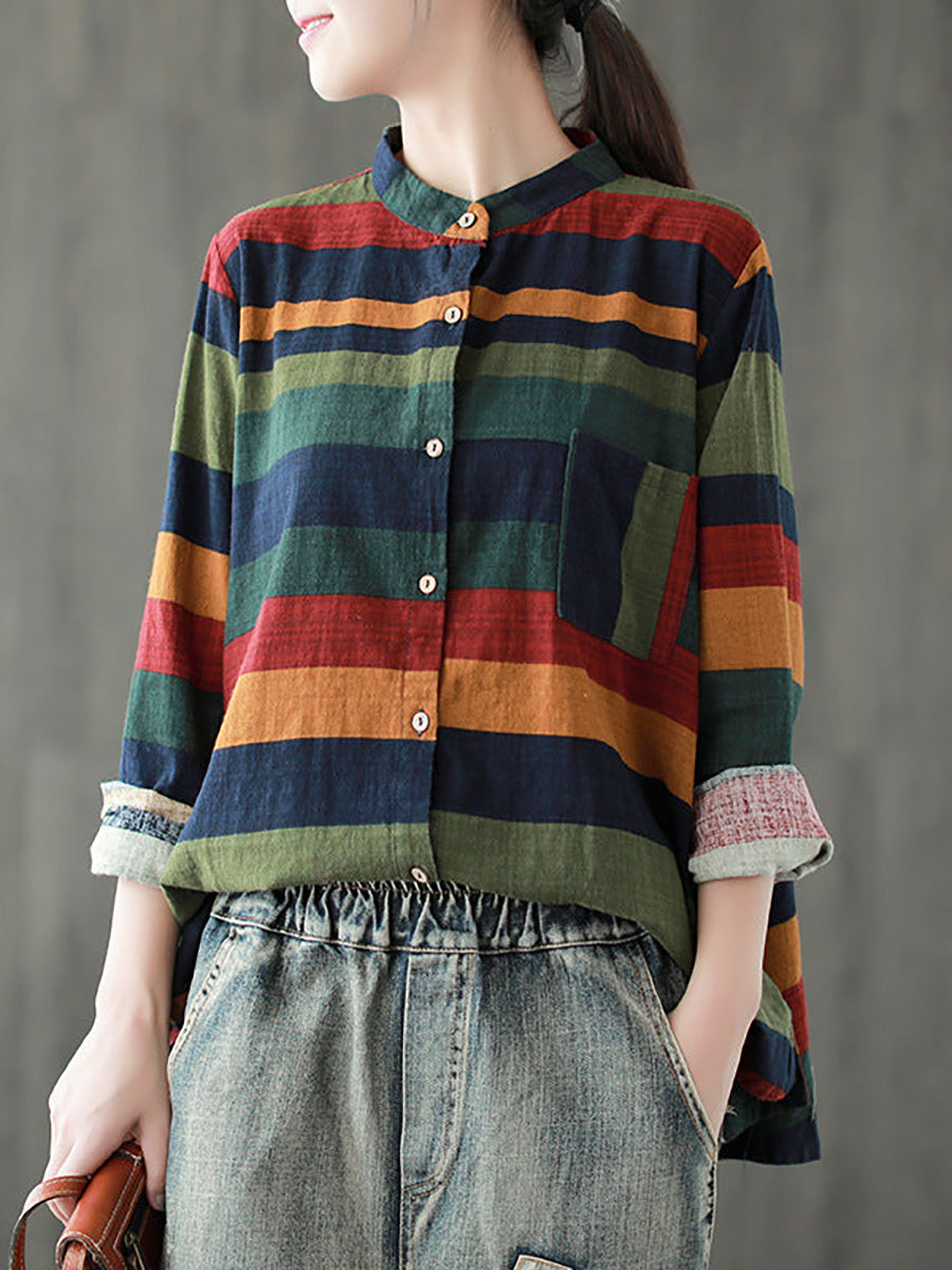 Solara | Gestreiftes Vintage-Hemd