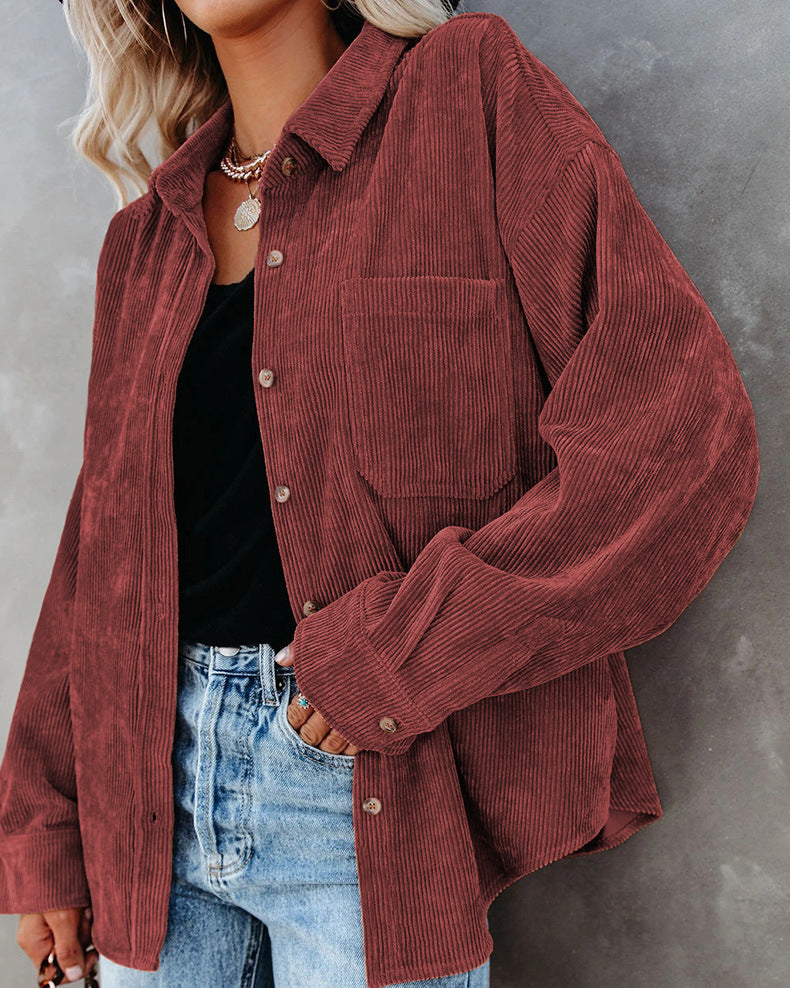 Lizzie - Vintage-Samthemd