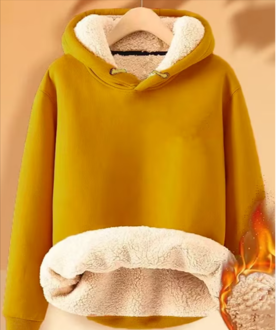 Arnora-Sherpa-Fleecejacke mit Kapuze