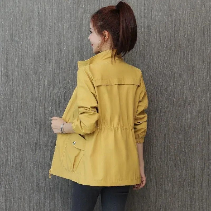 Amara - Damen Trenchcoat Uni