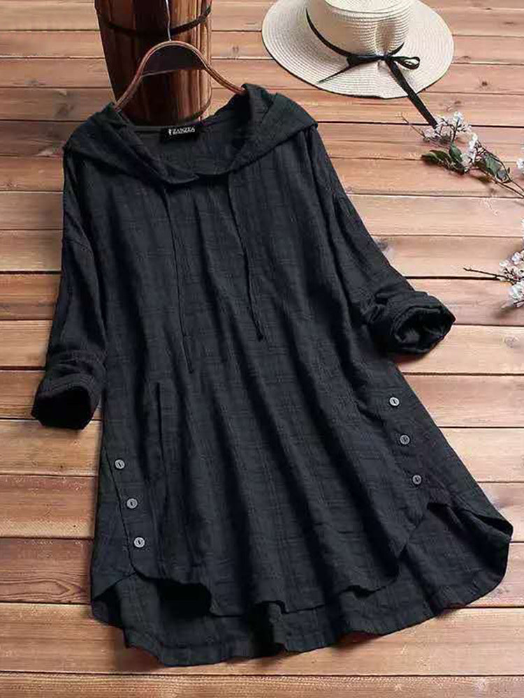 Vignette | Ternetbluse mit Kapuze