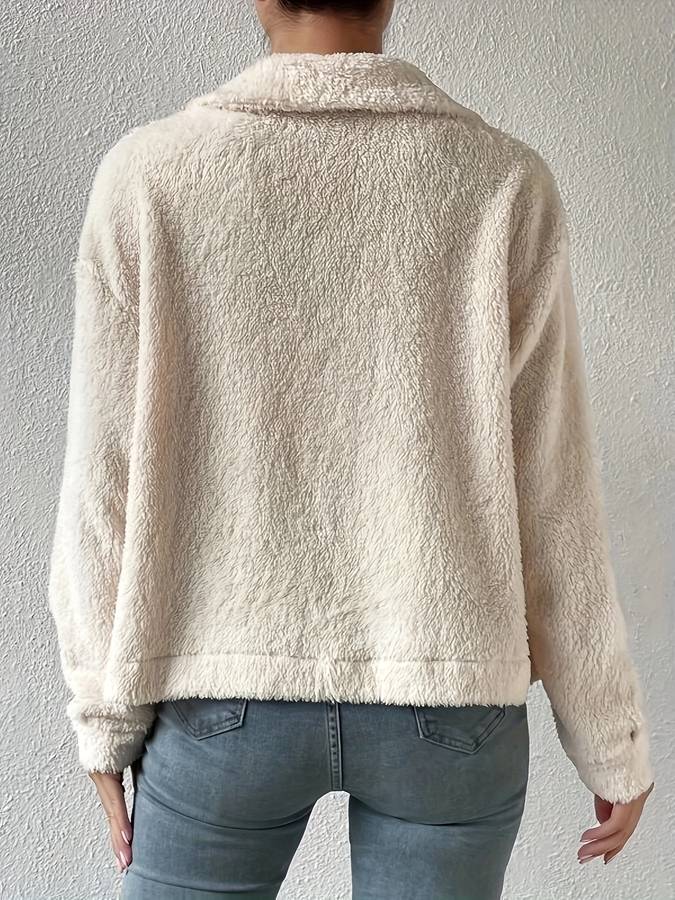Blair - Stilvolle und Bequeme Fluffy Winterjacke für Frauen