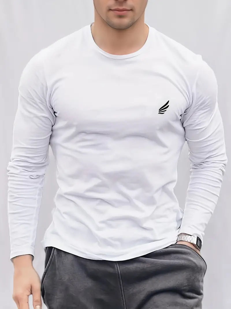 Ethan – lässig bedrucktes langarm-t-shirt