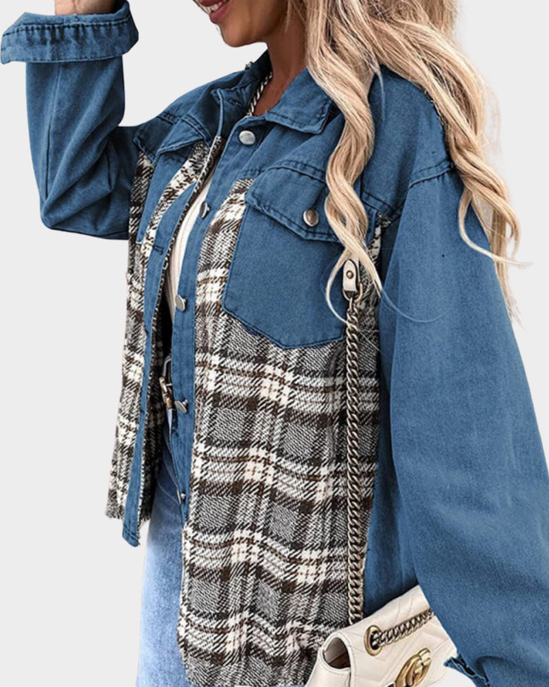 Lana - Trendy Denim Jacke für Herbst Damen