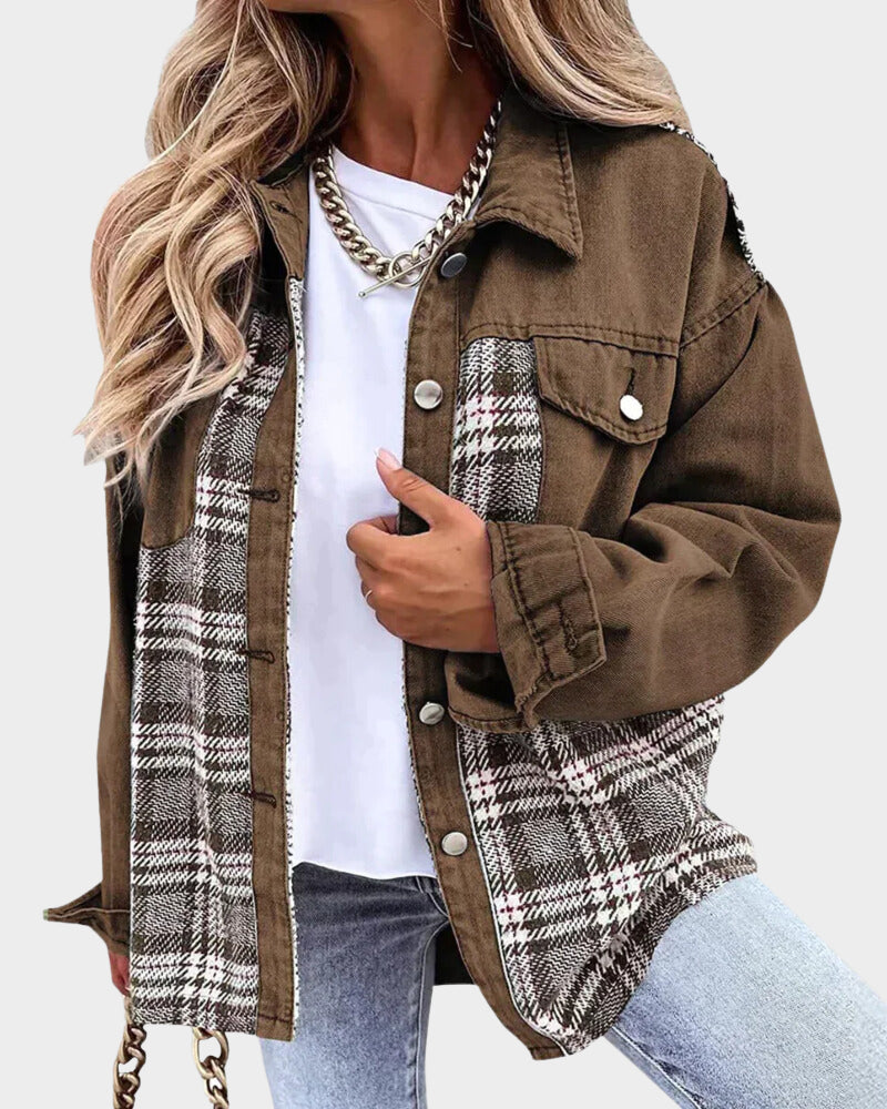 Lana - Trendy Denim Jacke für Herbst Damen