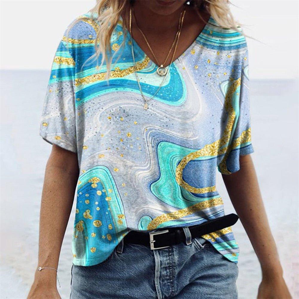 Cassianya | Luftige Printbluse für Damen