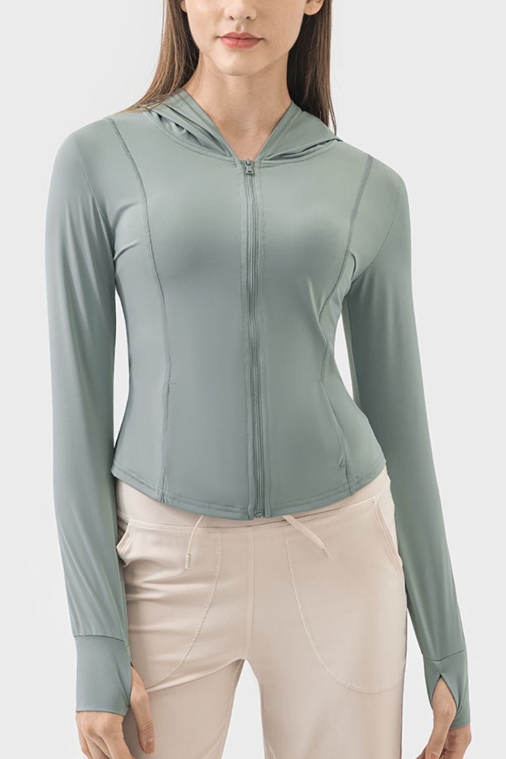 Trinelle | Funktionelle Trainingsjacke mit Kapuze