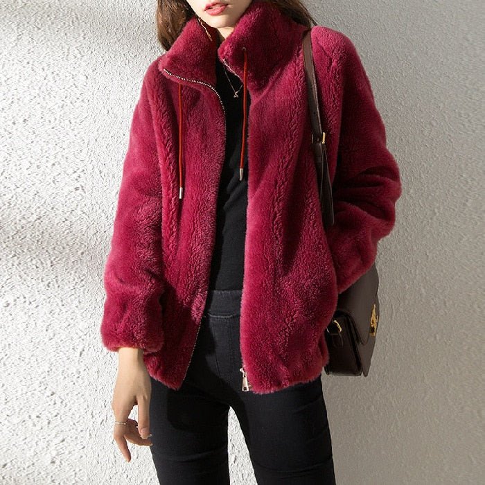 Charm - Stilvolle und Gemütliche Gestepptes Fleecejacke für den Herbst für Damen