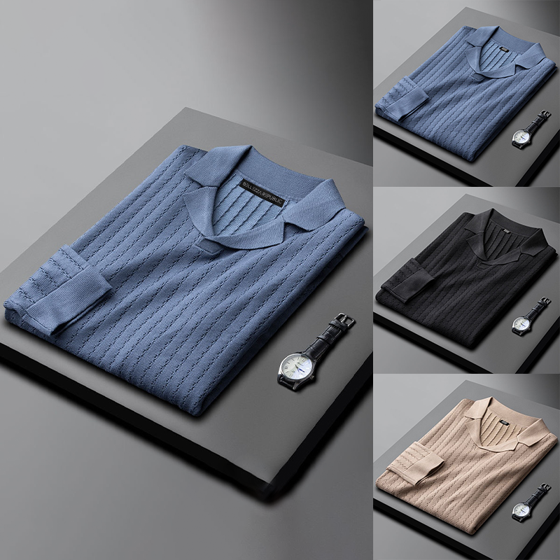 Colton - Stilvoller und Atmungsaktiver Herbst-Polo-Sweater für Herren