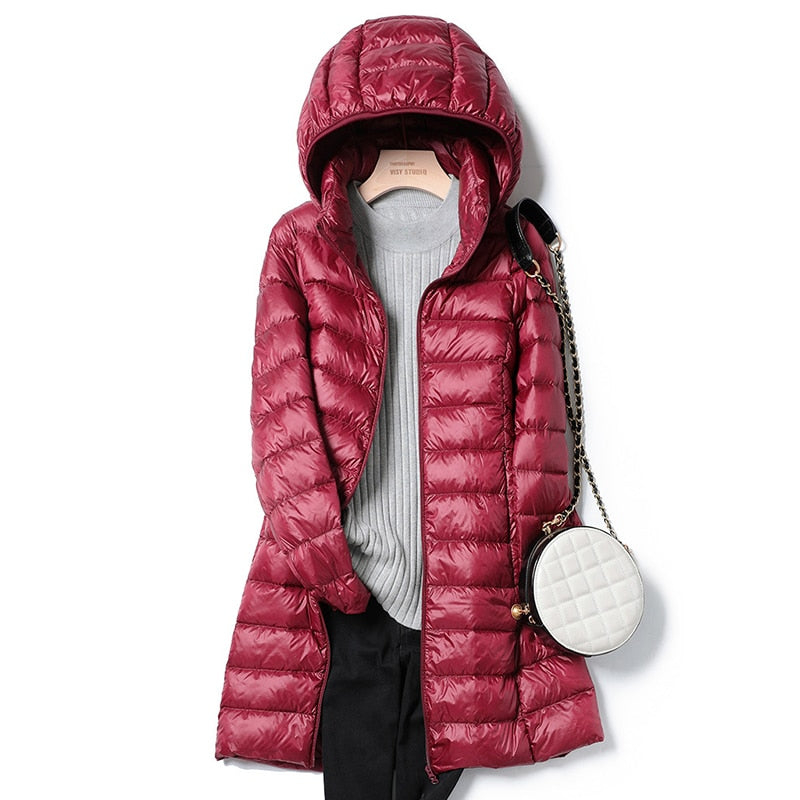 Olive - Ultraleichte Bequeme Winterjacke für Damen