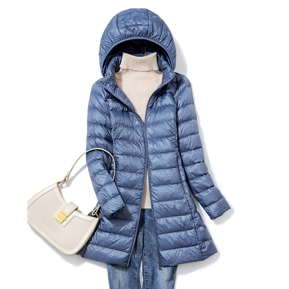 Olive - Ultraleichte Bequeme Winterjacke für Damen