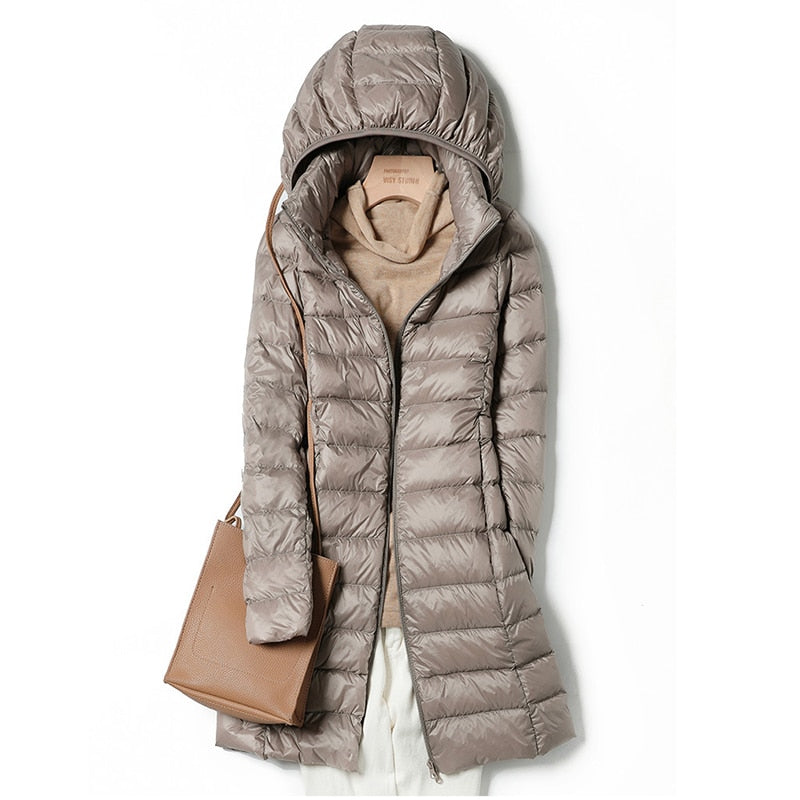 Olive - Ultraleichte Bequeme Winterjacke für Damen