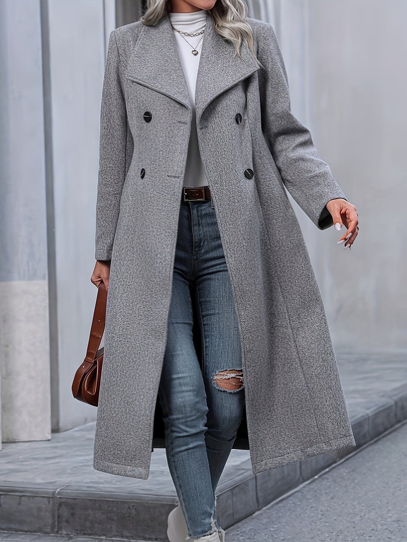 Danica – Eleganter und Klassischer Langer Wintermantel für Damen