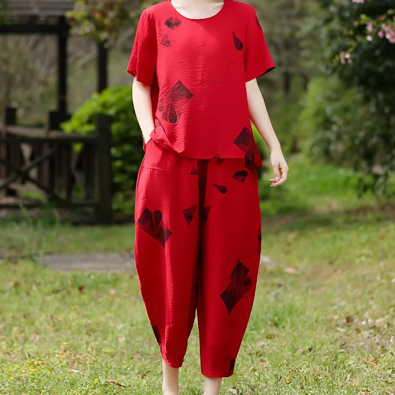 Izolda - Stilvolles und bequemes Set mit Druck