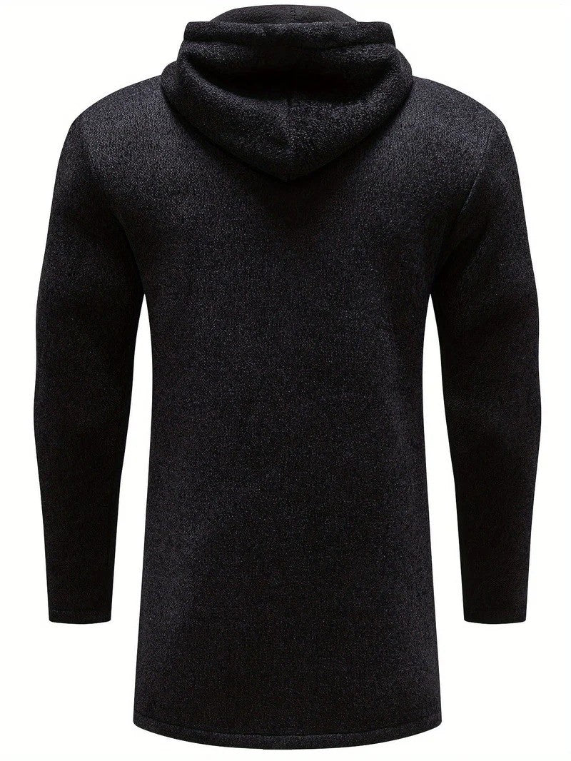 Steffen - Warmer Mantel mit Kapuze