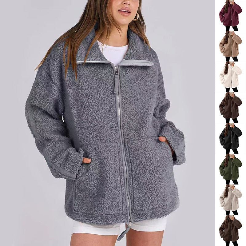 Wilmara | Fleece-Winterjacke mit Kragen