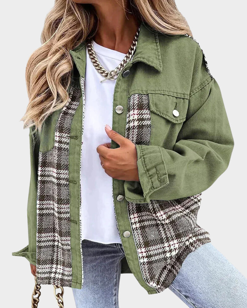Lana - Trendy Denim Jacke für Herbst Damen