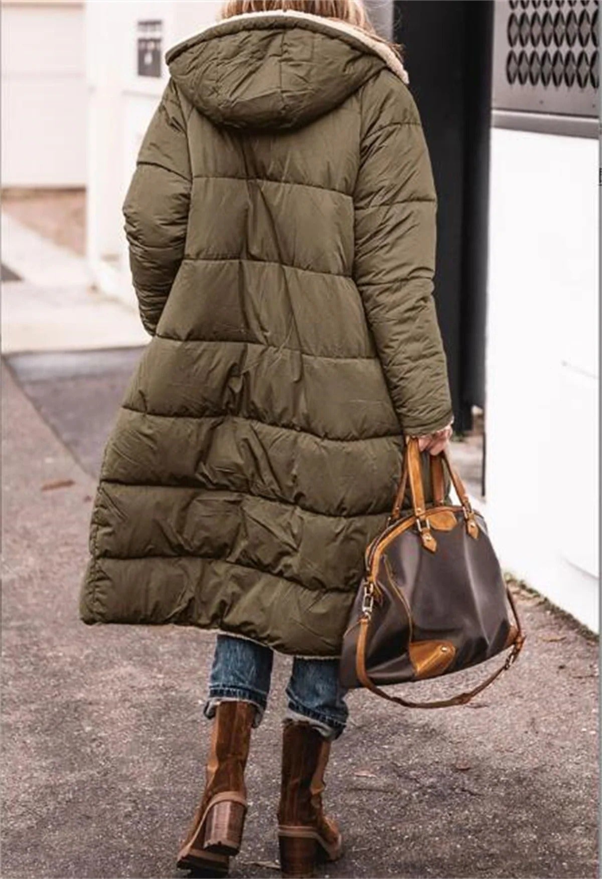 Viy - Wendbare lange Jacke mit Fleecefutter für Frauen