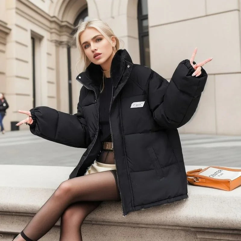 Vesper– Damen-Winterjacke kurz und dick gepolstert