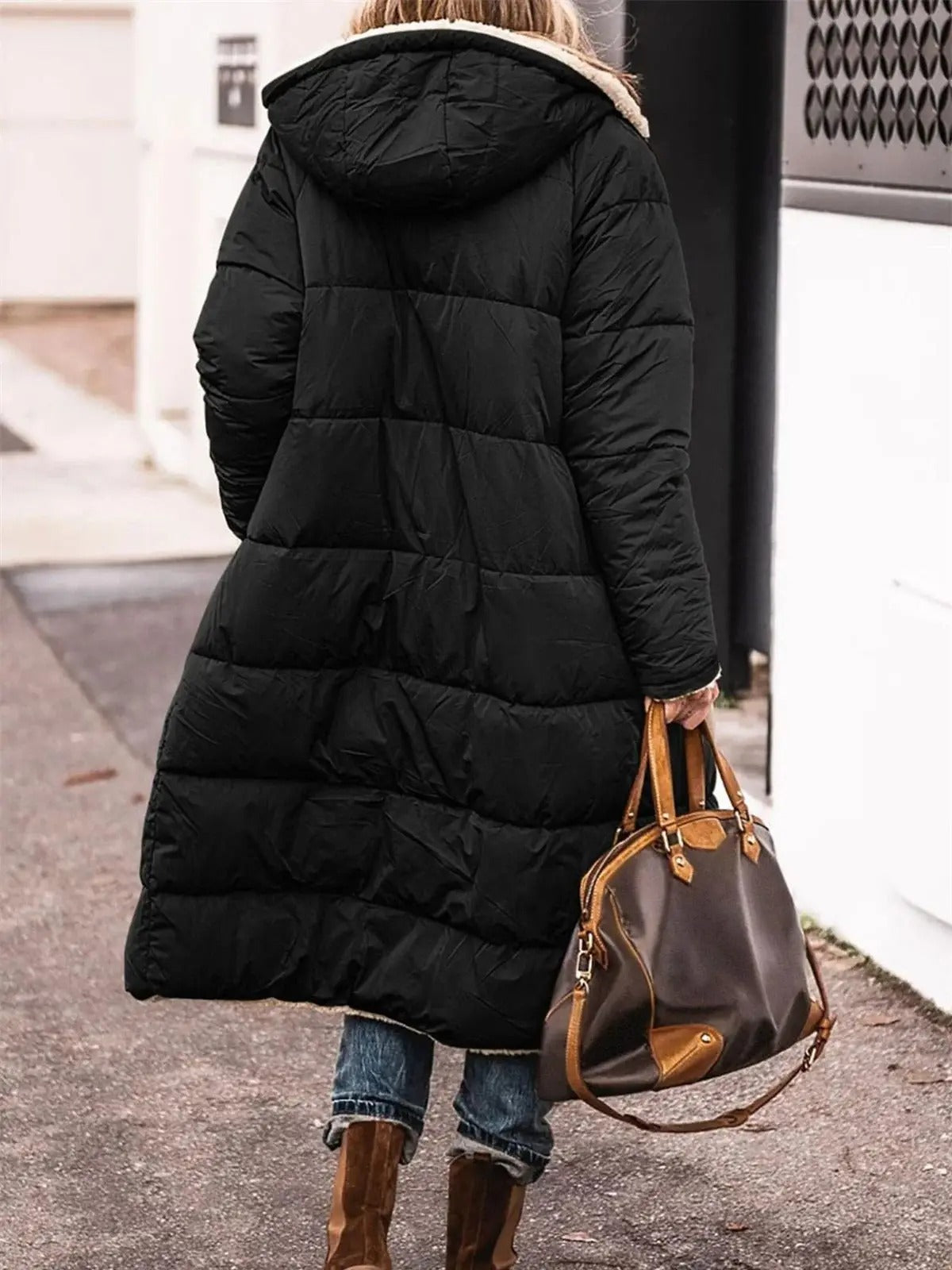 Viy - Wendbare lange Jacke mit Fleecefutter für Frauen