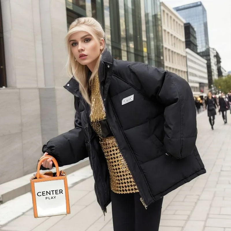 Vesper– Damen-Winterjacke kurz und dick gepolstert