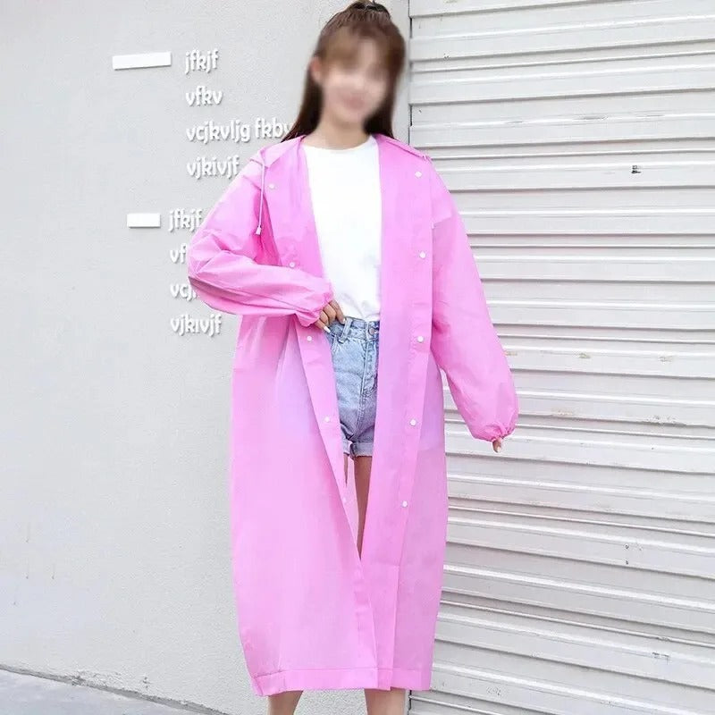 Cosima- Semi-Transparente Wanderregenjacke