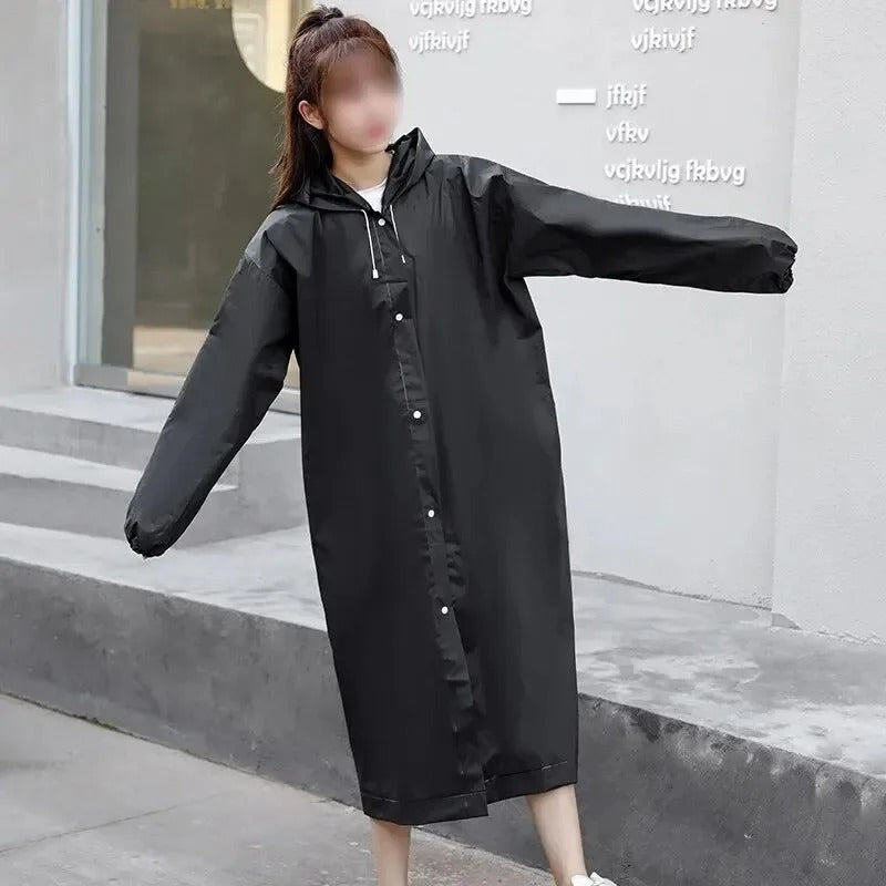 Cosima- Semi-Transparente Wanderregenjacke