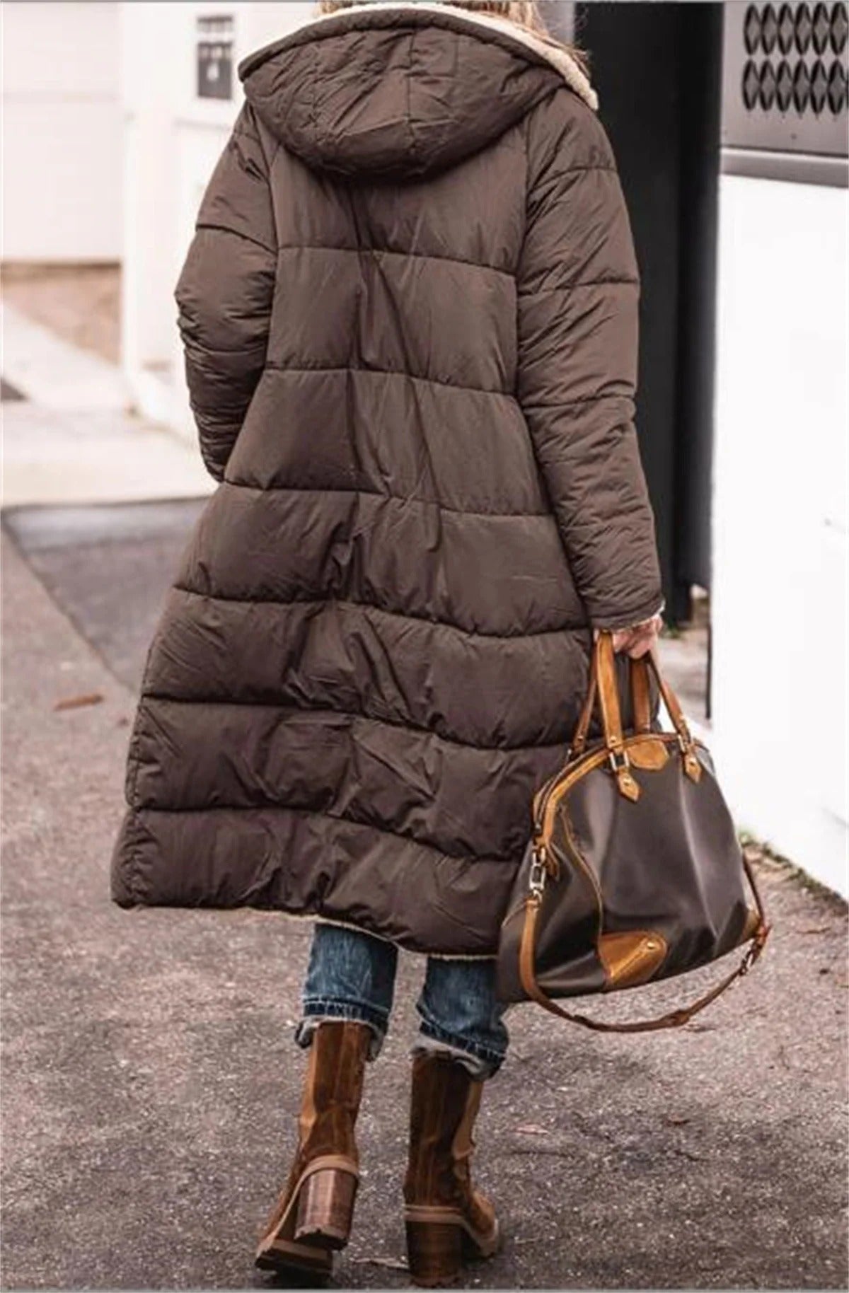 Viy - Wendbare lange Jacke mit Fleecefutter für Frauen