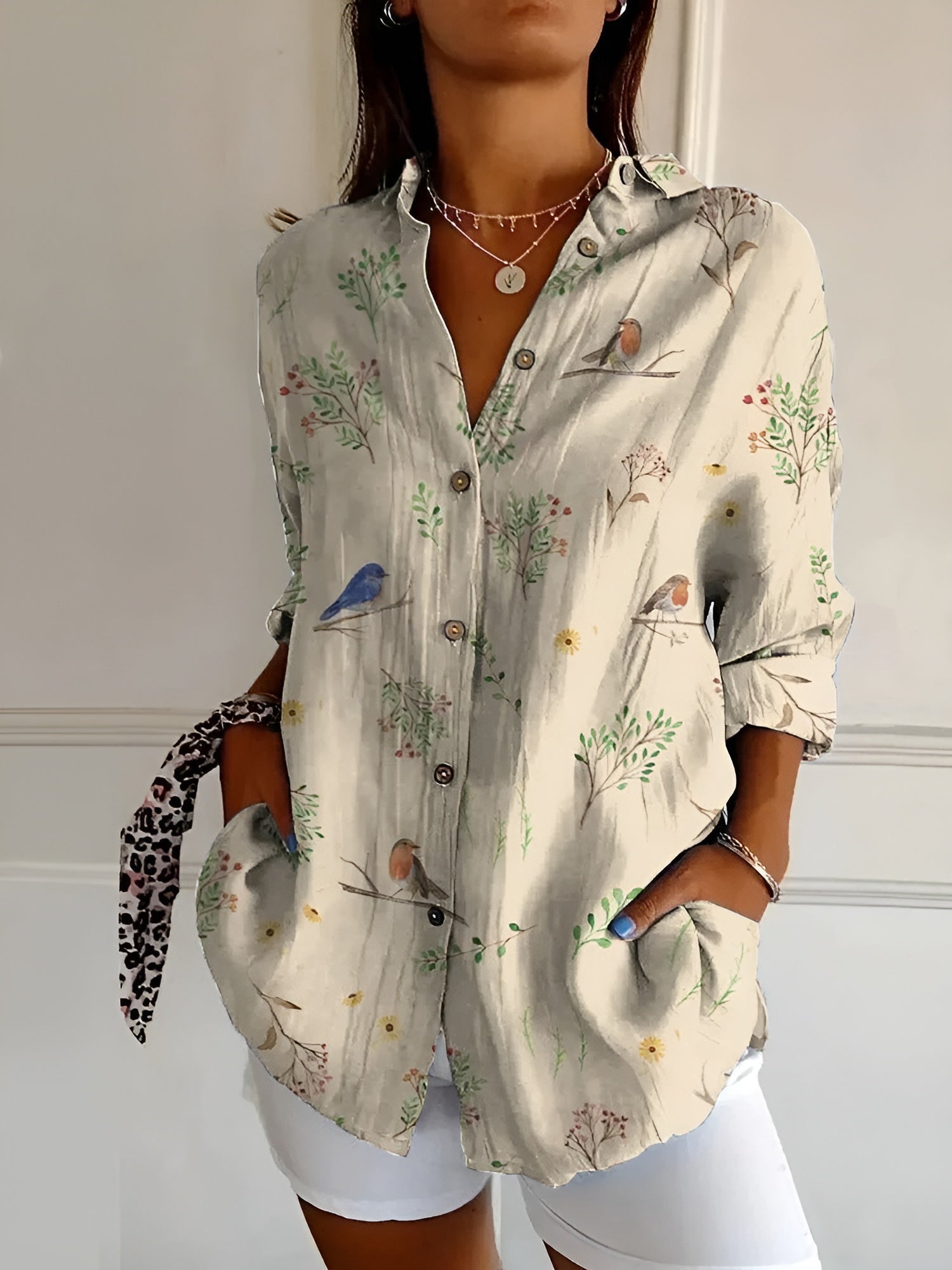 Lalita | Floral Breeze Button-Up Hemd