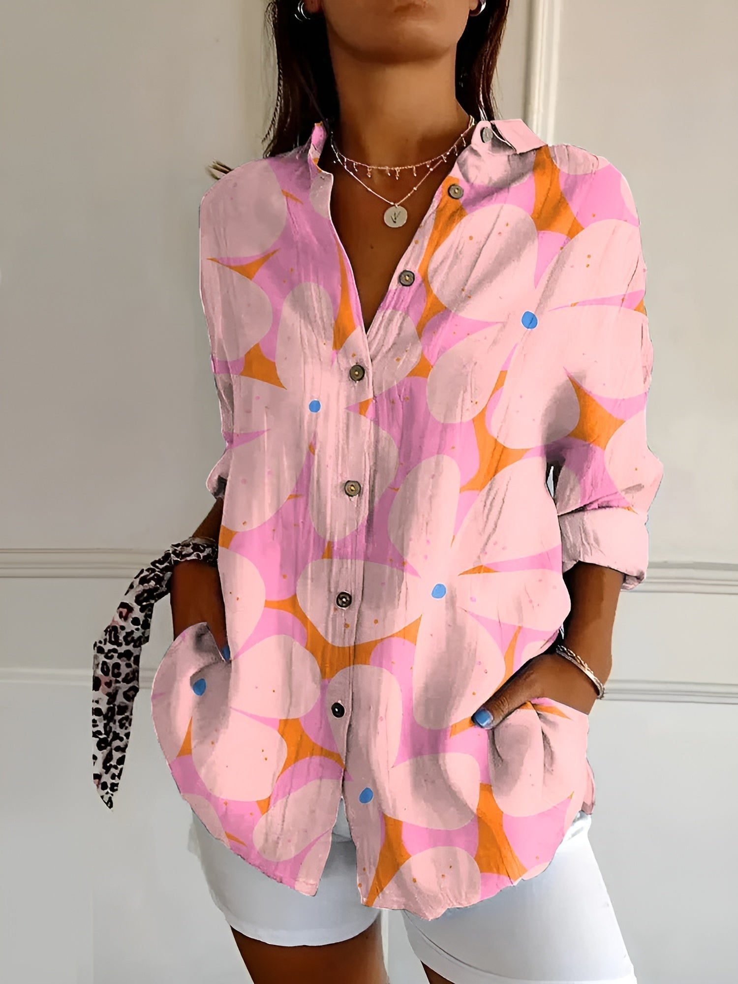Lalita | Floral Breeze Button-Up Hemd