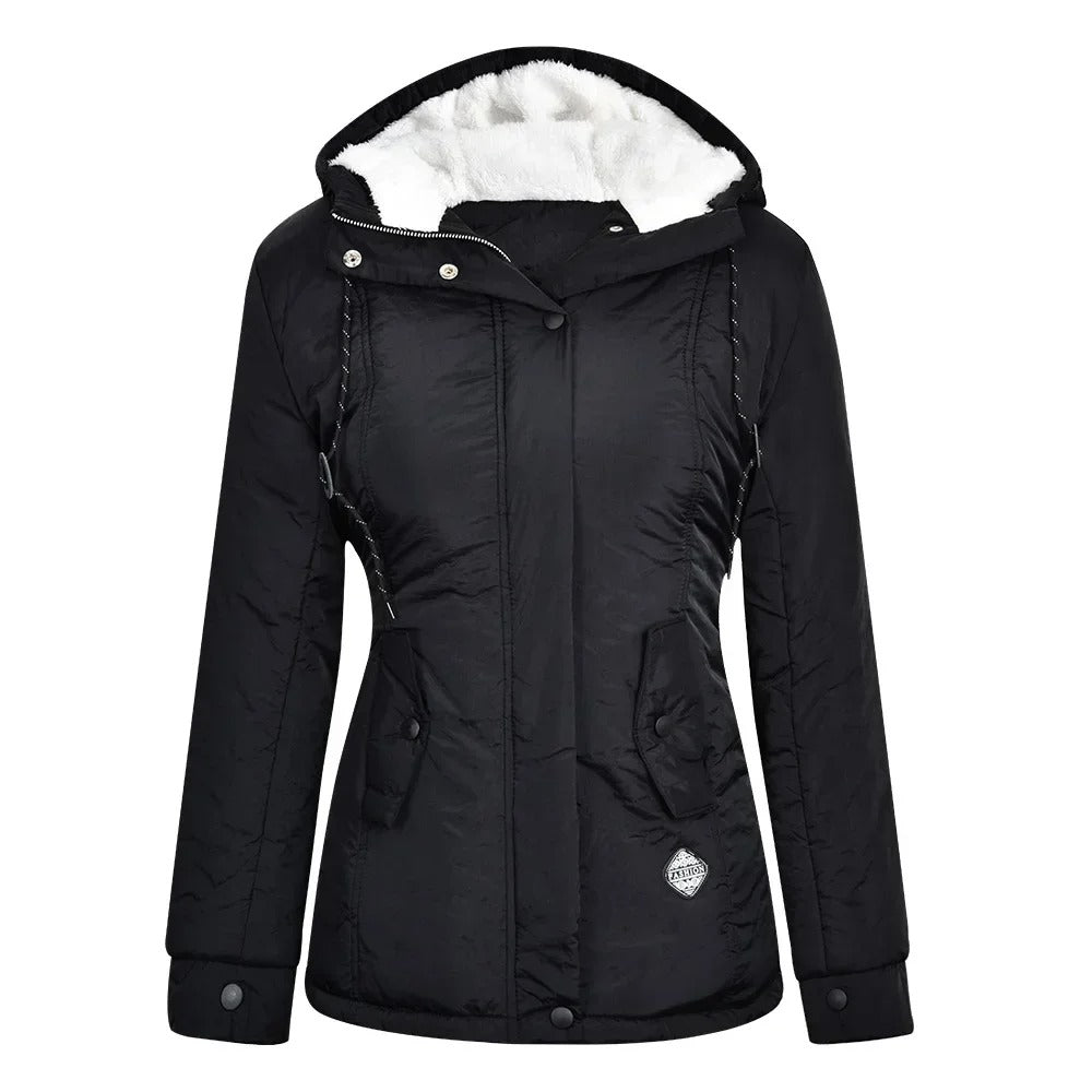 Ella – Damen Parka mit Fleece-Futter und Kapuze