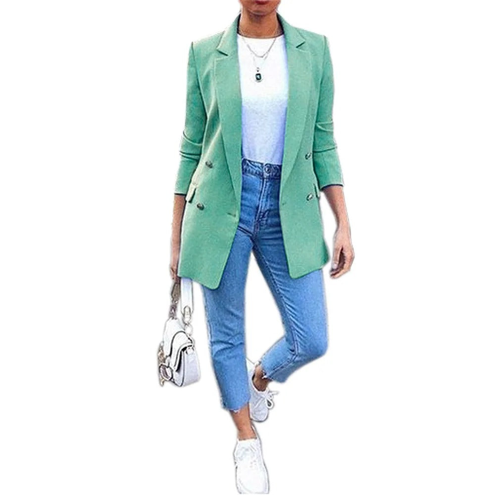 Ambretta– Damen Steppjacke mit Stehkragen