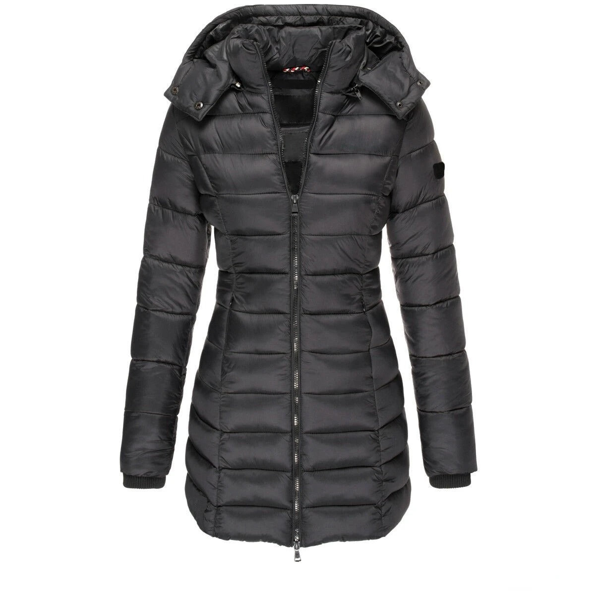 Bianca - Entendaunen-Winterjacke mit Schmaler Passform und Kapuze für Frauen