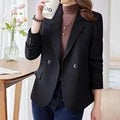 Cassia– Damen Office-Blazer mit Schwefel-Farbenen Ärmeln