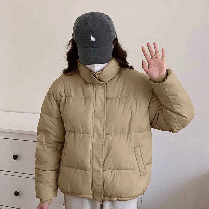 Lily – Dicke Katoenen Gewatteerde Winterjacke für Damen